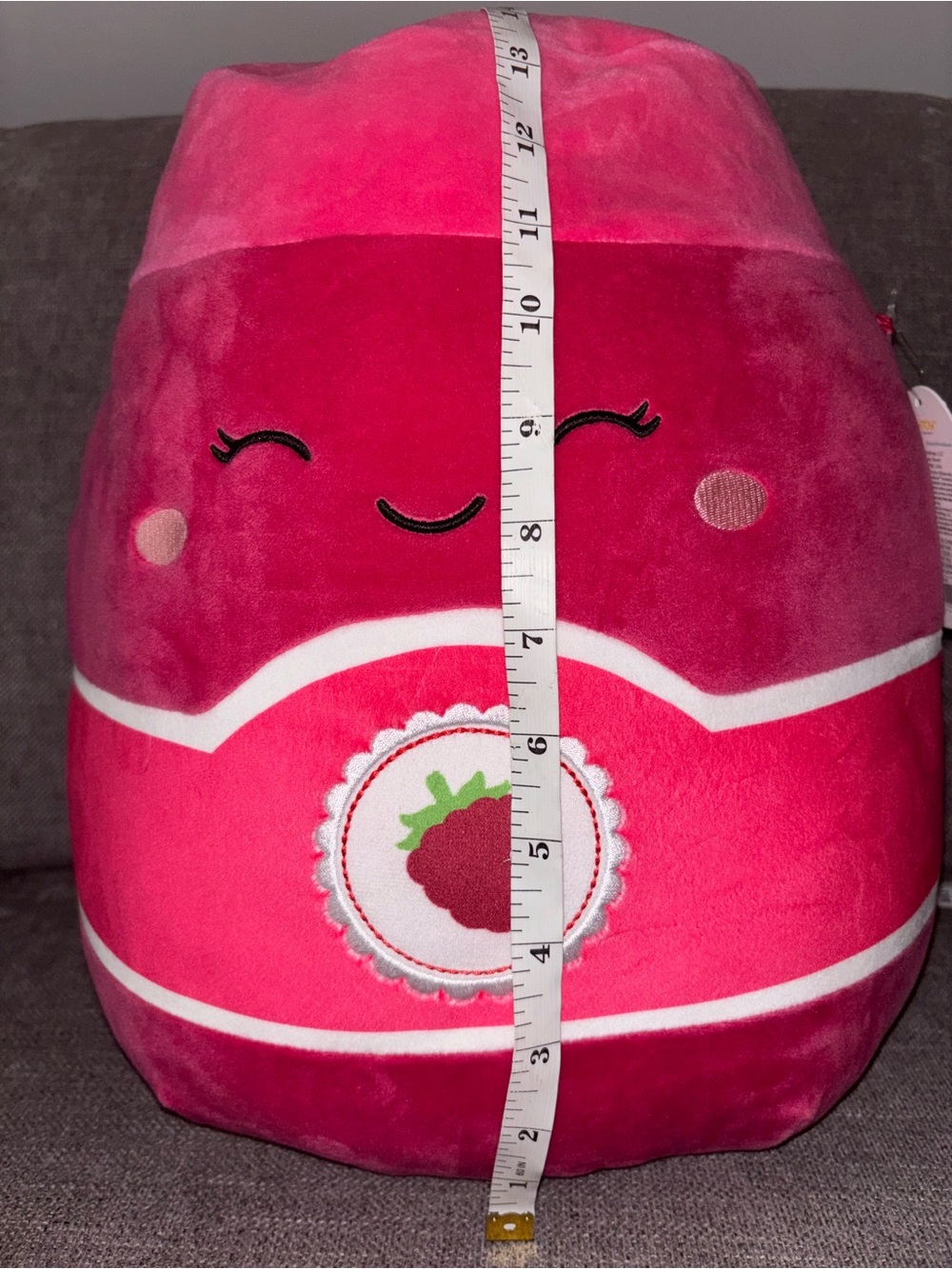 🌸13” Pink Raspberry Squishmallow Plush - Roz - Picture 6 of 7